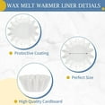 thumbnail image 3 of 50 Pcs Wax Melt Liners, Wax Melt Warmer Liners, Leakproof & Reusable Wax Melt Cups for Wax Burner, Wax Melters, Candle Warmers, Scented Wax, Plug Warmers, Electric Wax Warmers, 3 of 7