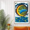thumbnail image 2 of IDEA4WALL Framed Canvas Wall Art for Living Room, Bedroom Whale Canvas Prints for Modern Home Decoration Ready to Hang, 2 of 4
