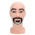 thumbnail image 2 of Cabeza de Maniquí Con Barba, Barbero macho Mannequin Head O Barba en Forma de Accesorios en Vivo Ergonímicos para la Práctica Corte, 2 of 7