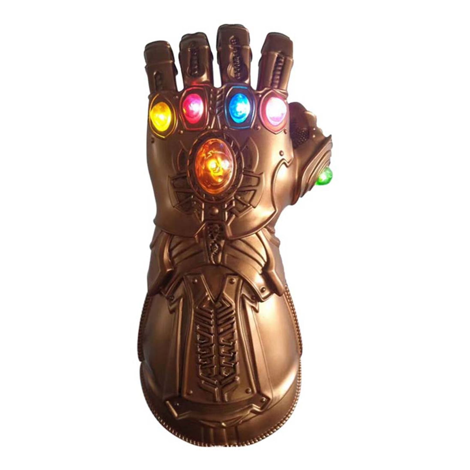 Avengers 4 Infinity War Gauntlet LED Light Thanos Gloves Cosplay Child Adult 
