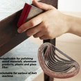thumbnail image 3 of 330*10mm Belt Power Finger File Sander Abrasive Sanding Polishing Belts (Red #60), 3 of 6