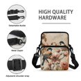thumbnail image 7 of FUIALDOLG Bird Rose Floral Art Theme Lightweight Crossbody Bags, Polyester Crossbody Purse with Zipper Shoulder Pouch for Daily Use Travel, 7 of 7