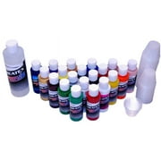 20 Createx Colors Airbrush Paint Kit, Cleaner, Mix Cups, Hobby & Art & Crafts
