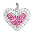 thumbnail image 1 of LYMAYTER DIY Jewelry Accessory Rhinestones Heart Pendant - for DIY Jewelry, 1 of 7