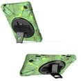 thumbnail image 5 of Dteck Case For Amazon Kindle Fire HD10 2017/2018/2019 Released, Shockproof Armor Heavy Duty Protective Cover Kickstand Palmstrap Rubber Hard Case (without Screen Protector)10.1 inches,Armygreen, 5 of 6