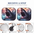 thumbnail image 6 of Gukieu Dramatic Shark Attack Print Car Windshield Sun Visor, Foldable Anti-UV Car Sun Visor Suitable for Vans, Trucks Car Accessories-Small, 6 of 6