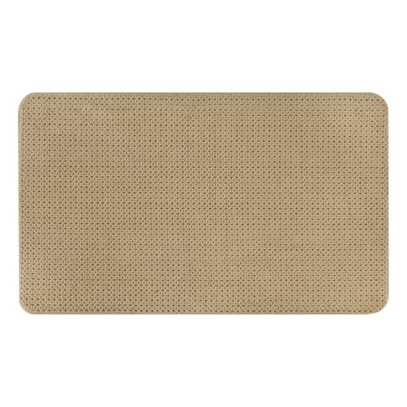 Better Homes & Gardens Signature Soft Cotton Memory Foam Bath Rug, Almond Biscuit, 20" x 34"