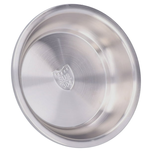 Plato hondo, plato de acero inoxidable 304 Plato de acero inoxidable Plato de sopa redondo Optimizado para la excelencia