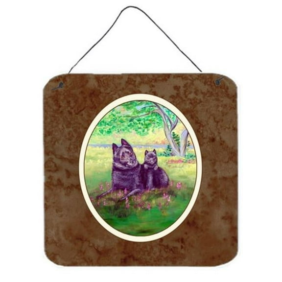 Schipperke & Puppy Wall or Door Hanging Prints