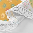 thumbnail image 4 of Coolnut 60" Easter Bunny Eggs Outdoor Round Tablecloth, Waterproof Stain-Resistant Non-Slip Circular Tablecloth with Umbrella Hole and Zipper for Tabletop Backyard Party BBQ Decor, 4 of 7