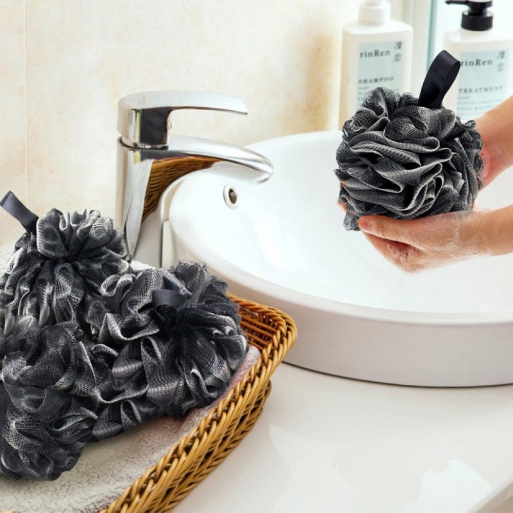 Bamboo Charcoal Bath Ball Bath Flower Bath Loofahs Sponge Shower Pouf