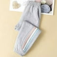 thumbnail image 5 of Godderr Kids Baby Fleece Sweat Pants for Girls,Toddler Spring Fall Winter Active Jogger Pants Youth Girls Fall Winter Sweatpants With Pocket (Age 4-14 Years), 5 of 8