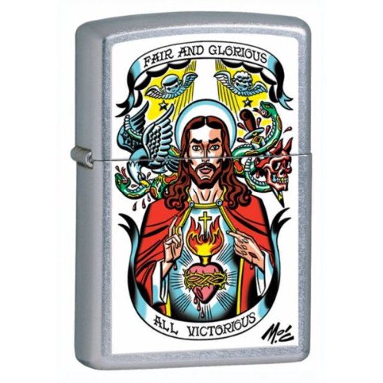 Zippo Mitch O'Connell All Victorious Pocket Lighter (Multi, 5 1/2