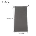 thumbnail image 2 of Unique Bargains 30x15cm Microfiber Pouch, 2Pcs Soft Storage Drawstring Gift Bag, Gray, 2 of 5