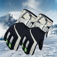 thumbnail image 4 of Visland 1 Pair Winter Gloves Thermal Ski Gloves Waterproof Warm Snow Gloves Adjustable Windproof for Boys and Girls（Only Universal Size）, 4 of 8
