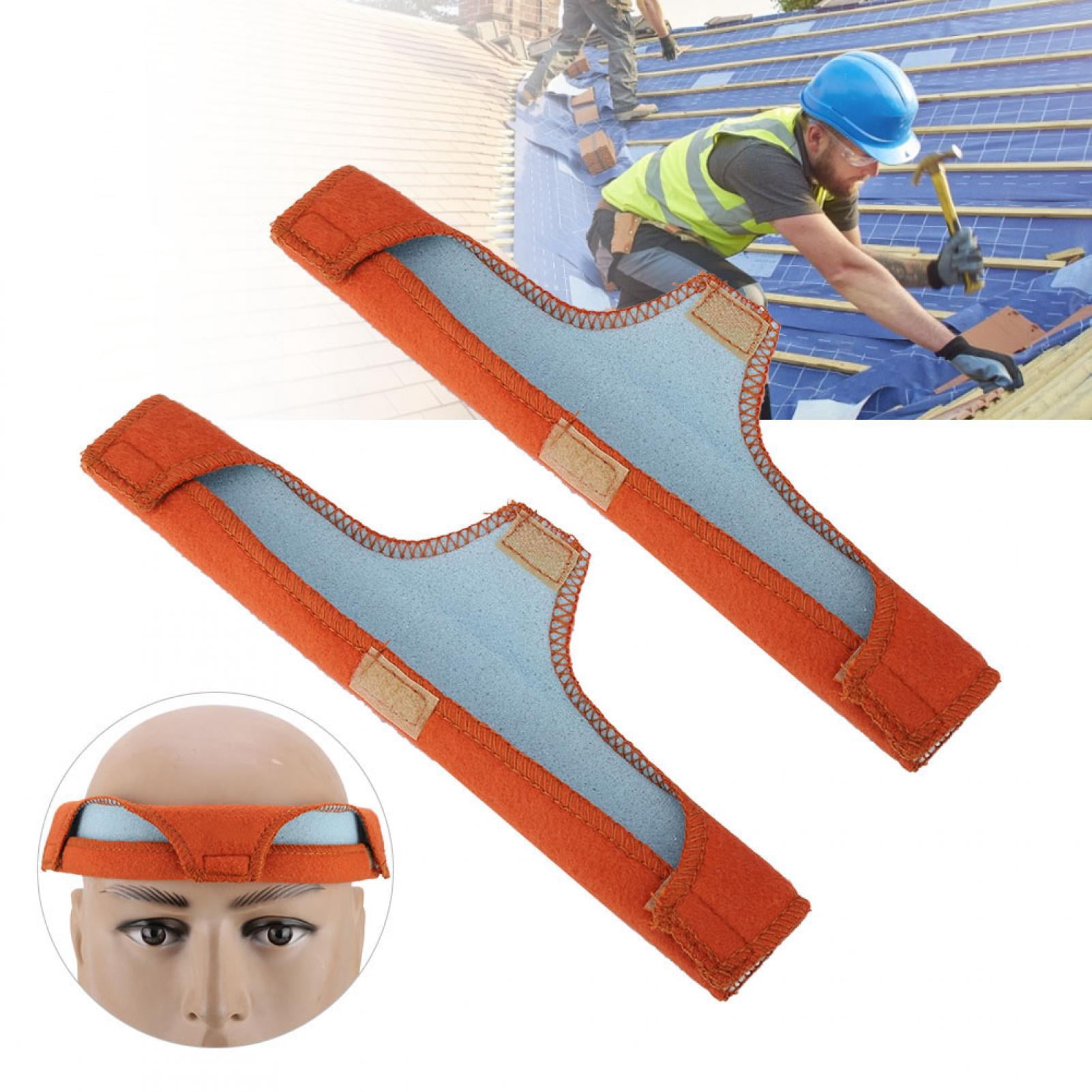 Hard Hat Sweatband 4-Pack – Washable Air Cushion Sweatband For Helmets & Welding Hoods, Cotton, Reusable, Black