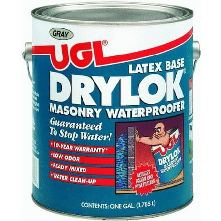 Drylok 27613 Latex Base Masonry Waterproofer, Gray, 1-Gallon