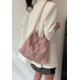thumbnail image 3 of LHSHID Women’s Drawstring Bucket Bag Fashion Chain Crossbody Bag Pleated Vegan Leather Tote Handbags with Purse, 3 of 6