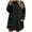 Black, variant on Fleece Sweatshirt for Women Winter Warm Sherpa Lined Tunic Top Plus Size Crew Neck Cozy Pullover Loungewear with Pockets