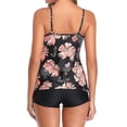thumbnail image 2 of Traje de baño de mujer con volantes, bikini de cintura alta de dos piezas con traje de baño de cintura alta, traje de baño estampado con volantes, 2 of 6