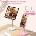 thumbnail image 3 of Cute Cat Phone Holder, Angle Height Adjustable Desk Phone Holder, Thick Protective Case Friendly Phone Holder, 3 of 5