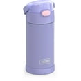 thumbnail image 3 of Thermos Kids Bouteille d'eau isotherme sous vide avec paille rabattable, 355 ml, lavande, 3 of 8