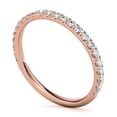 thumbnail image 6 of Auory Moissanite Engagement Ring in Rose Gold Plated 925 Sterling Silver for Women, 6 of 10