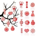 thumbnail image 2 of Christmas Themed Candy Paper Gift Pendant Christmas Tree Decoration Pendant, 2 of 9