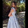 thumbnail image 4 of Vestido Informal de Verano con Estampado Floral, Sin Mangas y Tirantes Finos, Holgado y con para Mujer. Azul L, 4 of 10
