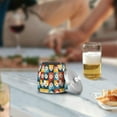 thumbnail image 5 of Yayeee Ashtray with Lid for Cigarette Smokeless Stainless Steel Home Ash Holder, Yellow Checkered Daisy, 5 of 7