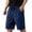 AJ10_Navy, variant on Resicozy Casual Sweat Shorts for Men with Zipper Pockets Cotton Athletic Gym Shorts Lightweight Running Lounge Shorts Black M