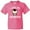 Neon Pink, variant on I Love My Grandma with Cute Penguin and Hearts Youth T-Shirt
