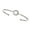 Steel, variant on Women's Hypoallergenic Stainless Steel Linked Circle Bracelet By Howard's
