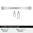 thumbnail image 4 of Amerock Sheffield 6-5/16 inch (160mm) Center-to-Center Polished Chrome Cabinet Pull, 25 Pack, 4 of 4