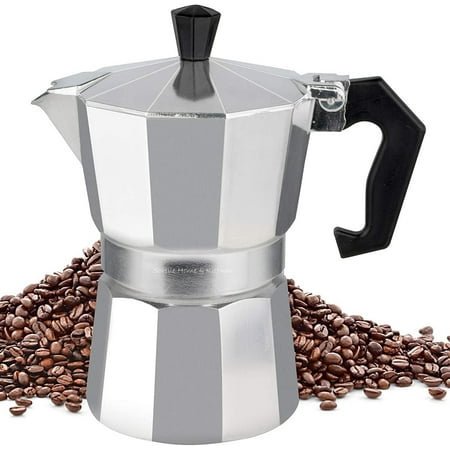 

Sorelle Home & Kitchen | Stovetop Espresso and Coffee Maker | Moka Pot for Classic Italian and Cuban Caf Brewing | Cafetera 1CUP 1TAZA