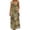 S1-Army Green, variant on House Dresses for Women Plus Size Sleeveless Homewear Backless Spaghetti Strap Ankle Dress Floral Summer 3XL