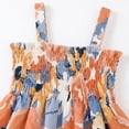 thumbnail image 6 of Mifsaly 2 Piece Dress Sets for Toddler Girls Cute Heart Print Smocked Sleeveless Sundress and Bucket Hat Cute Summer Beach Vacation Casual Matching Outfits, 6 of 8