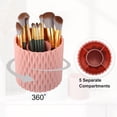 thumbnail image 3 of Unique Bargains 1 Pcs 360° Rotating Makeup Organizer Makeup Brush Holder Organizer Multi-Functional Pen Holder pink, 3 of 7