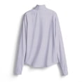 thumbnail image 2 of SCALES Nautical Sail Womens Long Sleeve Quarter-Zip White, Powder Blue, Small, 2 of 3