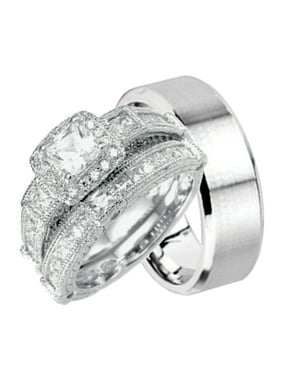 Wedding Ring Sets Walmart Com