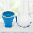 thumbnail image 4 of Unique Bargains Folding Cup with Wrist Strap Collapsible Cups 200ml 1 Pc Blue, 4 of 5