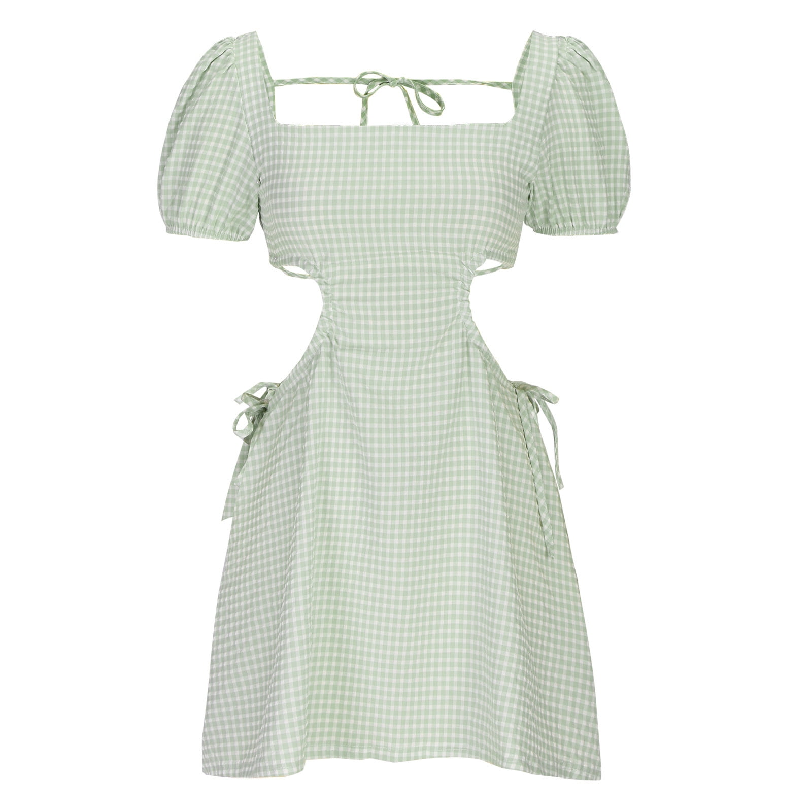 abundance green dress Amber Abundance Midi Curves main image 0