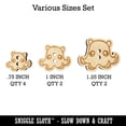thumbnail image 2 of Kawaii Flapjack Octopus Wood Buttons for Crochet Knitting Sewing DIY Craft - Various Sizes (8pcs), 2 of 7