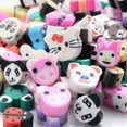 thumbnail image 4 of 100Pcs Mixed Fruit Spacer Beads Smiley Face Beads Color Polymer Clay Beads Colorful Polymer Clay Beads for DIY Jewelry Bracelet Earring Necklace Craft Making Supplies, 4 of 9