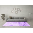 thumbnail image 3 of Ahgly Company Indoor Square Oriental Purple Industrial Area Rugs, 8' Square, 3 of 4