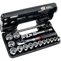 CRAFTSMAN V-SERIES Socket Set, Shallow SAE, 1/2 Inch Drive, 21 Piece (CMMT45754V)