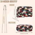 thumbnail image 4 of FORMRS Women Crossbody Purse with Chain Strap Vegan Leather Shoulder Handbag, White Lucky Cat, 4 of 7