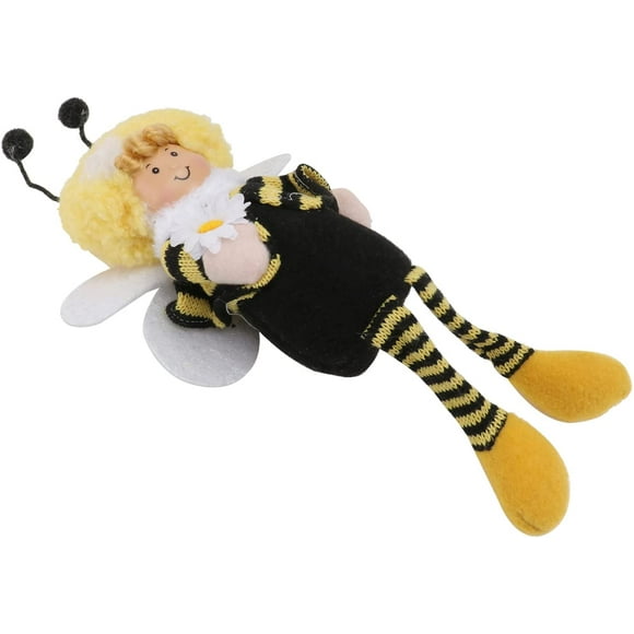 HTOOQ Honey Bees Plush Toy Bee Plush Doll Animal Stuffed Toys LongHTOOQ Leg Bee Doll Toy Holiday Table Ornament Shelf Sitters for Bee Party Supplies Boy