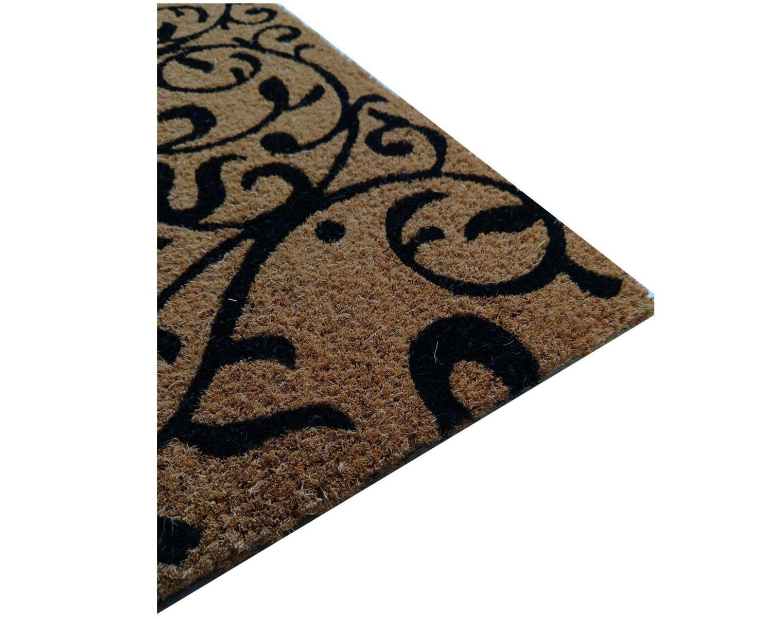 Paillasson en fibre de coco Home Decor Inc – 45,7 x 76,2 cm, tapis d'entrée durable et naturel
