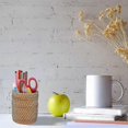thumbnail image 5 of 2 Pack Rattan Pencil Holder, Handmade Wicker Pen Cup Makeup Brushes Holder, Pen Container Box, 5 of 5